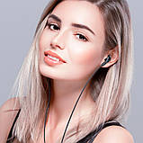 Навушники Borofone Craft universal earphones with mic BM83 чорні, фото 5