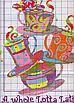 Набір для вишивання за нанесеною на канву схемою  "Five cup". AIDA 14CT printed 32*42 см, фото 8