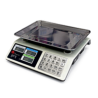 Електронна торгова вага Domotec MS-982s 50kg Настільні товарні ваги для торгівлі у магазині на ринку lux
