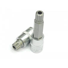 Головка біта FORSAGE 34810016T 1/2" 12-променева M16 L=100мм з отвором