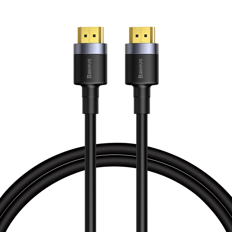 Кабель BASEUS 4KHDMI Male To 4KHDMI Male Cafule <unk> 2M, HDMI2.0<unk> (CADKLF-F01)