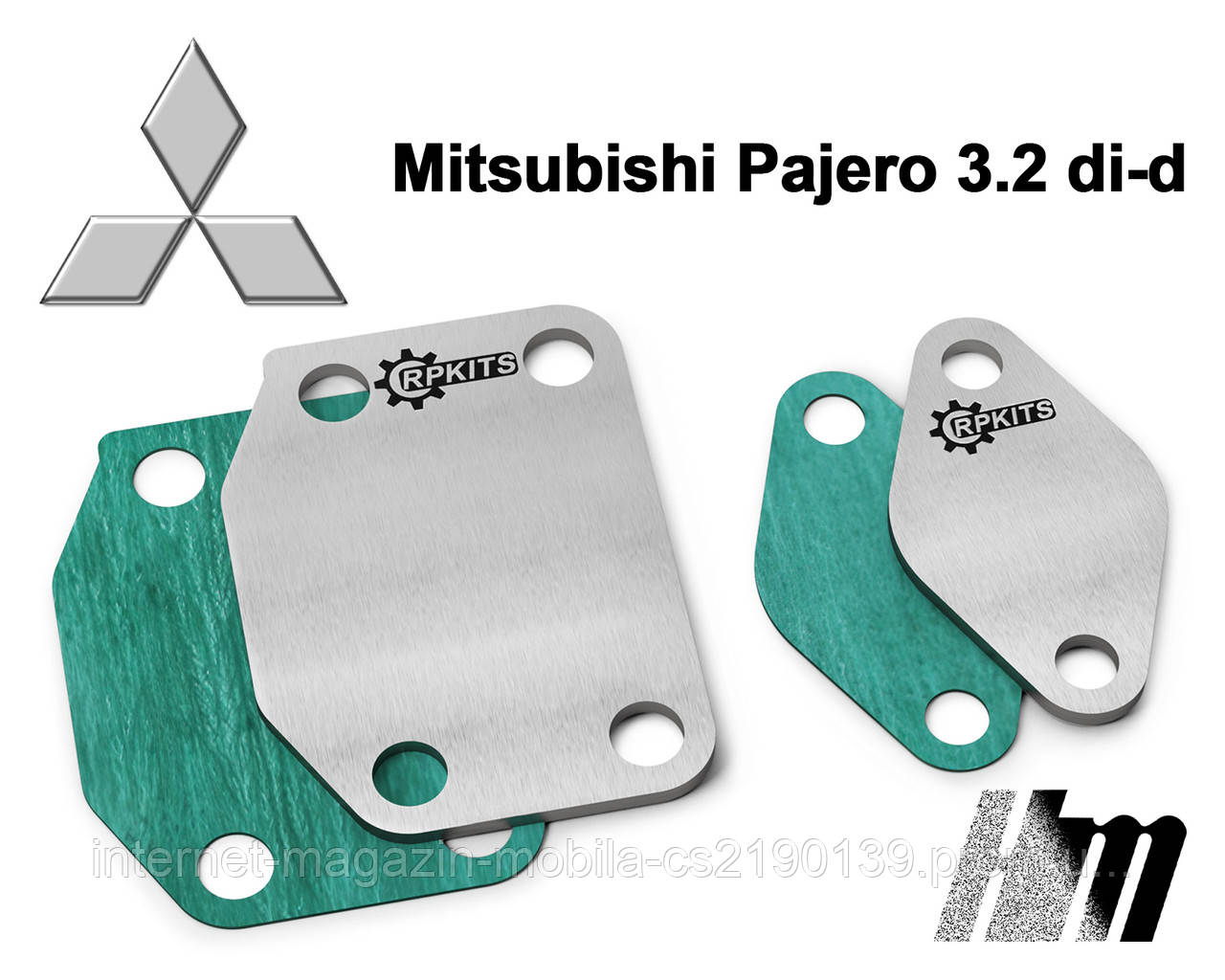 Заглушка клапана EGR Mitsubishi Pajero 3.2 di-d 2006-2022