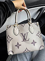 Женская сумка Louis Vuitton (светло-бежевая) модная стильная изящная вместительная сумка art0351