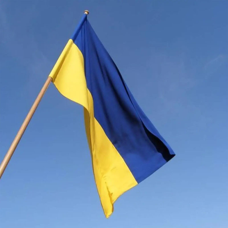 Прапор України габардин розмір 90х140 см жовто-синій Прапор, патріотична державна символіка