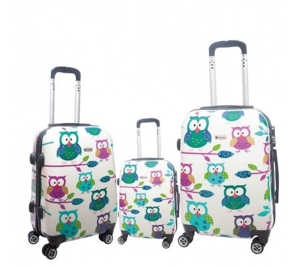 Валіза Worldline Airtex 808/hibou Комплект валіз Різнокольоровий