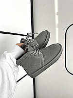 Зимние женские ботинки UGG NEUMEL COOL GREY SUEDE