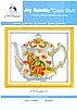 Набір для вишивання за нанесеною на канву схемою "Teapot (2)". AIDA 14CT printed, 36*32 см, фото 3