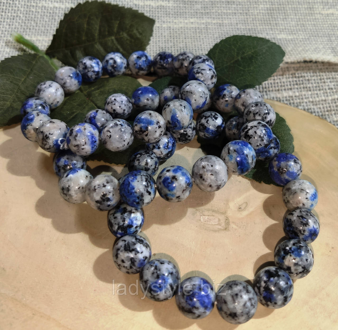 Браслет з яшмою К2 (азурит) від студії LadyStyle.Biz