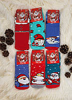 Дитячі теплі новорічні шкарпетки, різні кольори. Шкарпетки для малюків