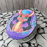 Кіндер сюрприз для цукерок. Скарбничка "Дракончик" Розмір: 21*17*6 см, фото 4