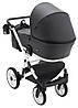Коляска 2 в 1 Bair Kiwi White ECO BKW-29 чорний, фото 5