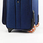Валіза дорожня 3 в 1 трійка тканинна на колесах у різних кольорах Cans, фото 2