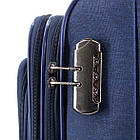 Валіза дорожня 3 в 1 трійка тканинна на колесах у різних кольорах Cans, фото 3