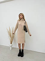 Ангорова сукня тепла з розрізами по бокам дуже зручна (Норма), фото 4