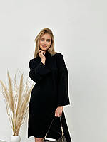 Ангорова сукня тепла з розрізами по бокам дуже зручна (Норма), фото 3