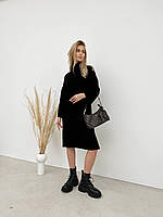 Ангорова сукня тепла з розрізами по бокам дуже зручна (Норма), фото 8