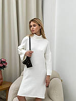 Ангорова сукня тепла з розрізами по бокам дуже зручна (Норма), фото 2