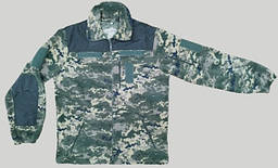 Кофта флісова Піксель ЗСУ чоловіча тактична, з липучками під шеврони, 46 48 50 52 54 56