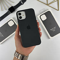 Чехол Silicone Case iPhone 12 / 12 Pro with MagSafe Black (18)