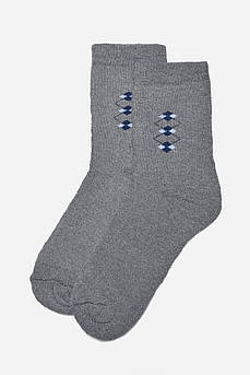 Шкарпетки чоловічі махрові сірого кольору розмір 40-45 166903M