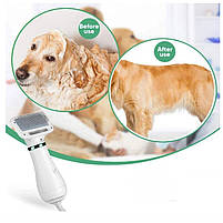 Щітка - фен 2 в 1 Pet Grooming Dryer для сушки щерсті після купання для собак і котів, фото 9