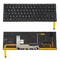 Клавиатура для ноутбука HP (Omen: 15-EK series ) rus, black, без фрейма, подсветка клавиш (RGB) (ОРИГИНАЛ)