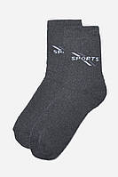 Носки махровые мужские темно-серого цвета размер 40-45 166900T Бесплатная доставка