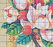 Набір для вишивання за нанесеною на канву схемою "The fruit and flowers". AIDA 14CT printed 31*54 см, фото 4