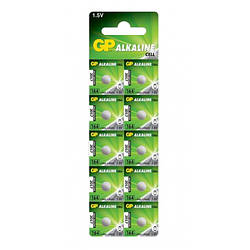 Батарейка таблетка 164 GP 1 Alkaline 1,5V 6,8х2,15 мм 2018г!!  07714