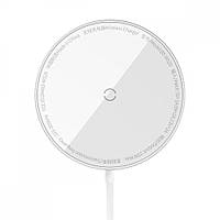 Беспроводное Зарядное Устройство Baseus Simple Mini3 Magnetic Wireless Charger 15W white