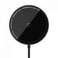 Беспроводное Зарядное Устройство Baseus Simple Mini3 Magnetic Wireless Charger 15W black