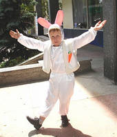 Дитячий карнавальний костюм для ранковика "Зайчик"
