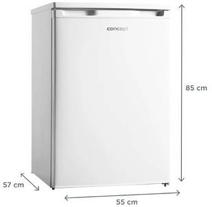 Морозильна камера 83 л (3 ящики) N/ST Concept mz3555 білийЧехія