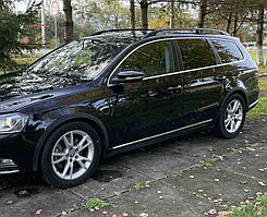 Накладки на арки SD/SW (4 шт, чорні, ABS) для Volkswagen Passat B7 2012-2015рр