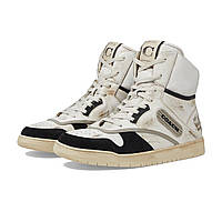 Кроссовки COACH Distressed Leather and Suede High-Top Sneaker White Доставка від 14 днів - Оригинал