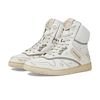 Кроссовки COACH Distressed Leather High-Top Sneaker White Доставка від 14 днів - Оригинал