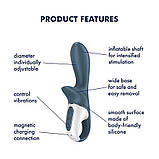 Анальний вібратор надувний Satisfyer Air Pump Booty 2, фото 4