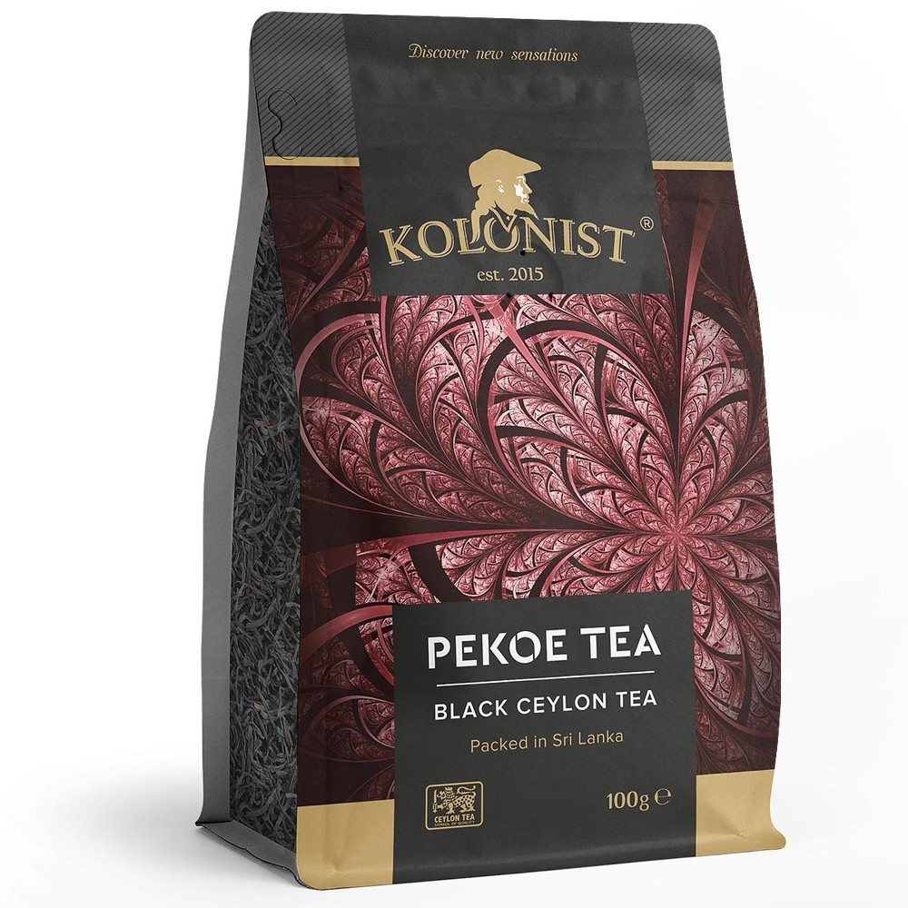 Чай KOLONIST 100г чорний PEKOE Ceylon