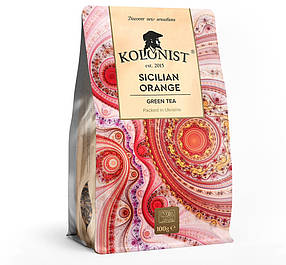 Чай Kolonist 100 г зелений Sicilian Orange