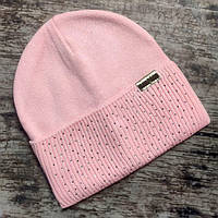 Демісезонна дитяча шапка для дівчинки Perfect (Польща)