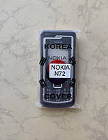 Корпус Nokia N72 (AAA) ( черный) (полный комплект)