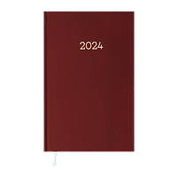 Щоденник датований 2024 MONOCHROME A6 бордовий