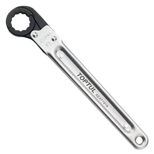 Ключ накидний із тріскачкою, що розкривається TOPTUL 10 мм AEAT1010, фото 1