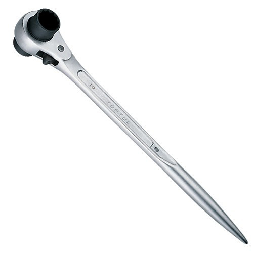 Ключ тріскачковий силовий з подвійною головкою TOPTUL 24x27мм AEAH2427, фото 1