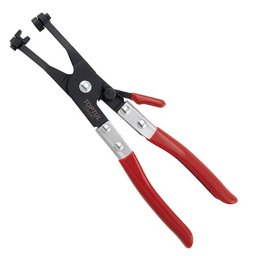 Кліщі для хомутів TOPTUL вигнуті на 45° JDAM039C, фото 1