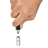 Вороток Т-подібний з тріскачкою 3/8" 72 зубця L1=134mm L=270mm TOPTUL CTRM1227, фото 2