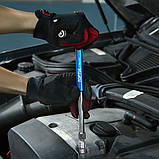 Вороток Т-подібний з тріскачкою 3/8" 72 зубця L1=134mm L=270mm TOPTUL CTRM1227, фото 4