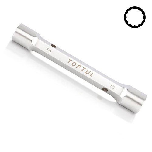 Ключ торцевої трубчастий 8x9м TOPTUL AEBE0809, фото 1