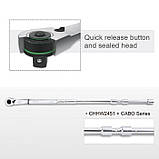 Тріскачка з храповим механізмом 3/4" 510мм TOPTUL 120 зубців CHHW2451, фото 2