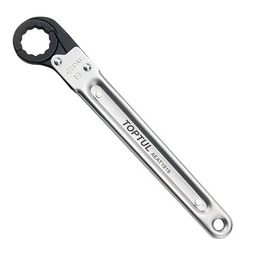 Розкривний ключ з тріскачкою TOPTUL 19мм AEAT1919, фото 1